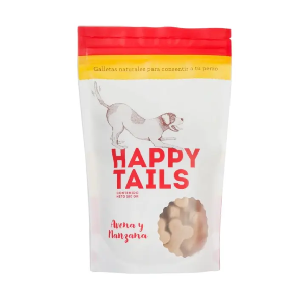 Galletas Naturales Para Perros: Avena y Manzana – Happy Tails